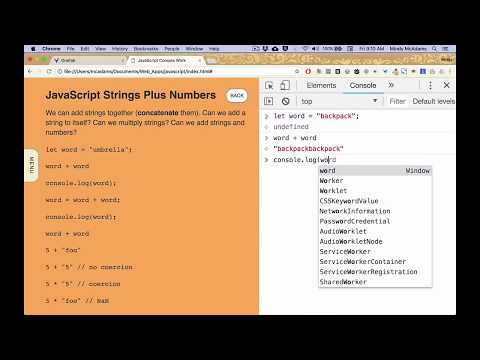 Js06 Javascript Strings Plus Numbers