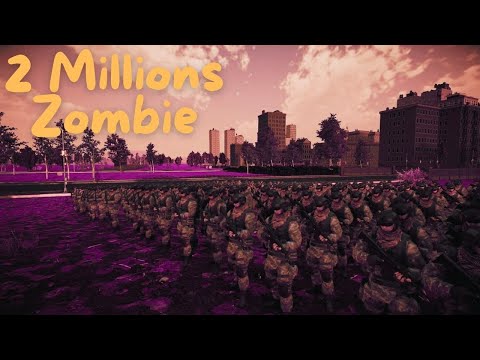 Epic Battle: 1500 Marines & 50 Rocket Trucks vs 2.5 Million Zombies | UEBS2 Ultimate War 🧟⚔️