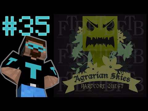 Agrarian skies #35 - Návštěva endu, poprava draka, extra bees