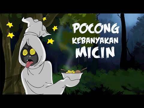 Pocong Kebanyakan Micin - Kartun Hantu Lucu