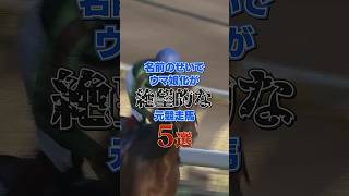 名前のせいでウマ娘化が絶望的な元競走馬5選
