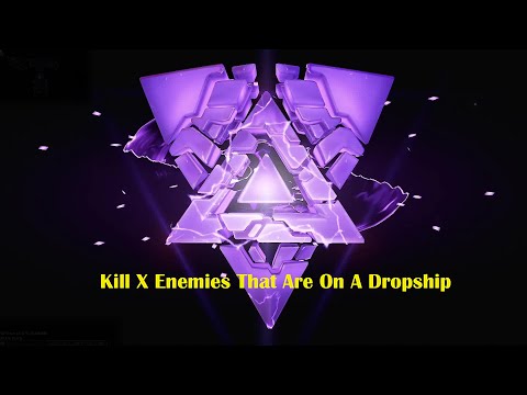 Riven Challenge : Kill X Enemies That Are On A Dropship #warframe