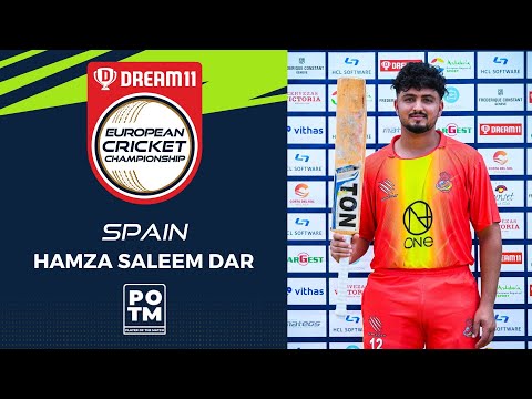 POTM: - H.Saleem Dar - Championship Week, M3 - SPA vs ITA Highlights | Dream11 ECC, 2022 | ECC22.099