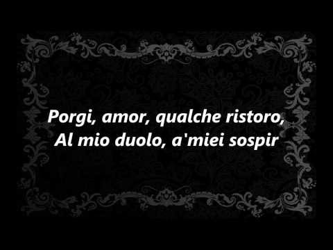 Porgi, amor karaoke (orchestration)