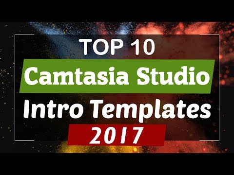 Top 10 Free Intro Templates 2017 Camtasia Studio 8 9 Download Video