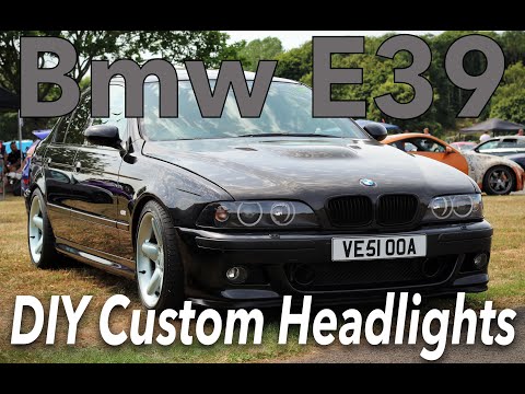 DIY CUSTOM BMW E39 HEADLIGHTS!!