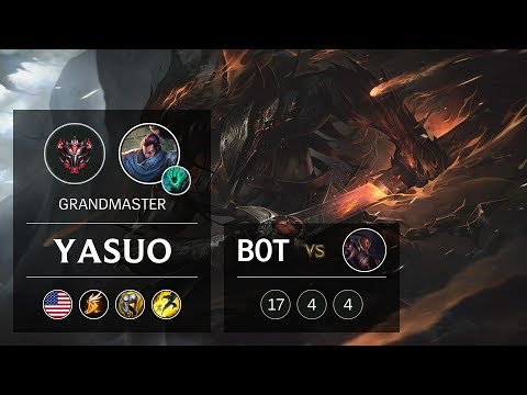Yasuo Bot vs Lucian - NA Grandmaster Patch 9.6