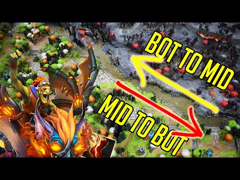 5 Offlaners vs 5 Cores - Batrider Fun Game