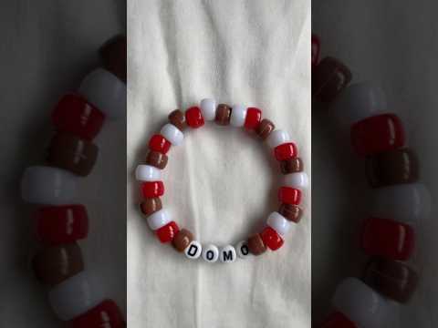 Domo #domo #kawaii #kandi #smallbusiness #viralvideo #fyp #shorts #kandikid #scene #beadedbracelet