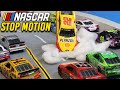 Big Wrecks! Little Cars! | NASCAR Stop Motion Talladega Superspeedway
