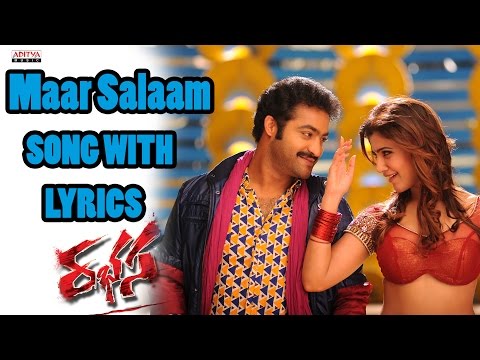 Rabasa Full Songs With Lyrics - Maar Salaam Song - Jr. NTR, Samantha, Pranitha