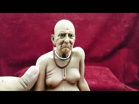 Swami Samarth Swami of Akkalkot Fiber Sitting Statue video