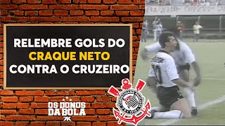 Carrasco? Neto revê seus gols contra o Cruzeiro pelo Corinthians