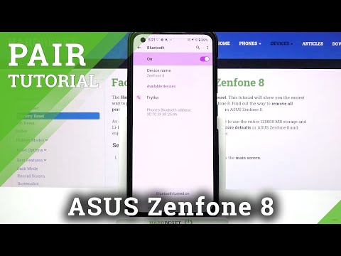 How to Pair ASUS Zenfone 8 via Bluetooth - Connect Smartphones using Bluetooth