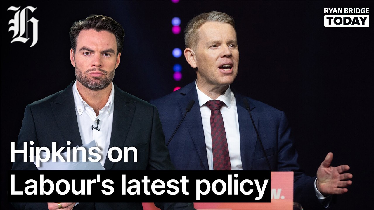 'We need to keep our workforce in the country': Hipkins on party's latest policy | Ryan Bridge TODAY