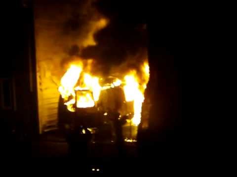 Real car explosion in Revere, Mass!