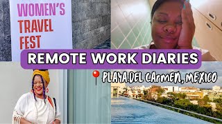 Remote (social) work diaries 🇲🇽 | careers are maps not ladders & FIRST in'tl speaking opp in playa