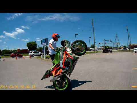 540 Boyz stunt riding VA Beach parking lot wheelies