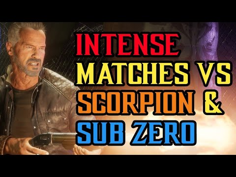 Intense Sets VS Scorpion and Sub Zero | Terminator High Level KL Ranked Gameplay | Mortal Kombat 11