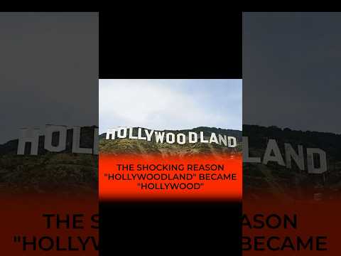 The Reason "Hollywoodland" Became "Hollywood" (full parody) #film #cinema #hollywood #movie