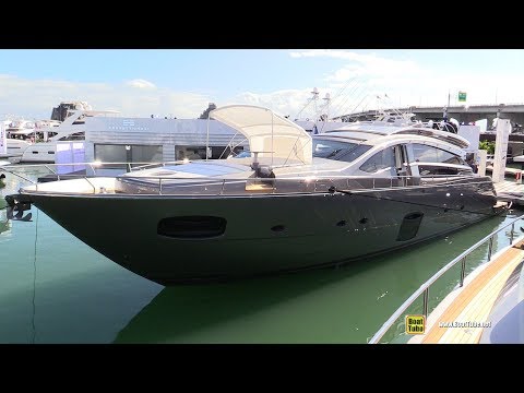 2019 Pershing 82 Luxury Motor Yacht - Interior Deck Bridge Walkthrough - 2019 Miami Yacht Show