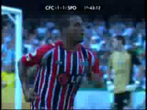 Gol de Rodrigo Contra o Coritiba - 24/08/2008