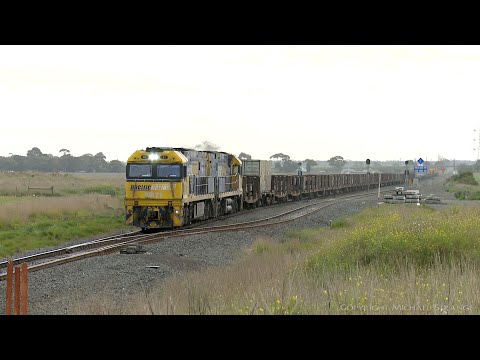 3PM4 Pacific National Steel Train (10/9/2021) - PoathTV Australian Railways