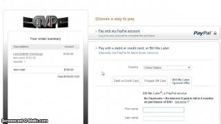 Bill me later tutorial Bill me later tutorial