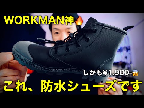 【独自カスタム伝授！】&yen;1,900-で全天候対応！？ワークマン防水サファリシューズが最高すぎたので動画にする！vlog2025008