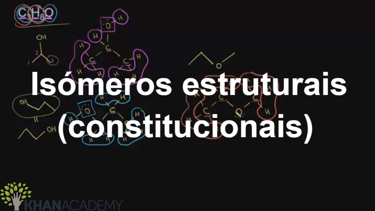 Isómeros estruturais (constitucionais) | Estrutura e ligação | Matemática | Khan Academy