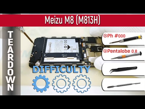 Meizu M8 M813H 📱 Teardown Take apart Tutorial