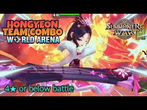 Hongyeon Team Combo in World Arena Ep. 3 - Summoners War