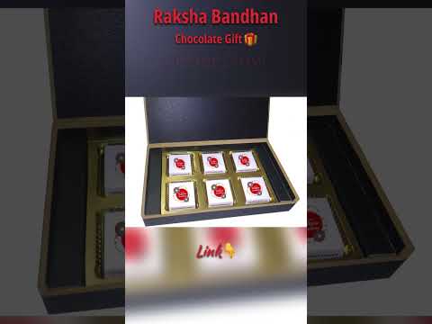 Chocoindianart square chocolate box for rakhi