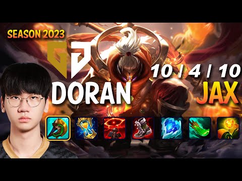 GEN Doran JAX vs OLAF Top - Patch 13.18 KR Ranked