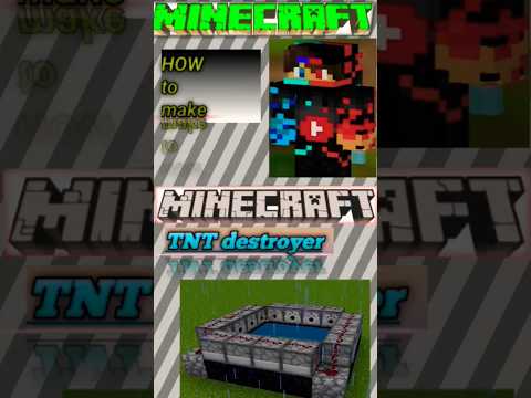 Destroy Minecraft with Insane TNT Blaster! #viral