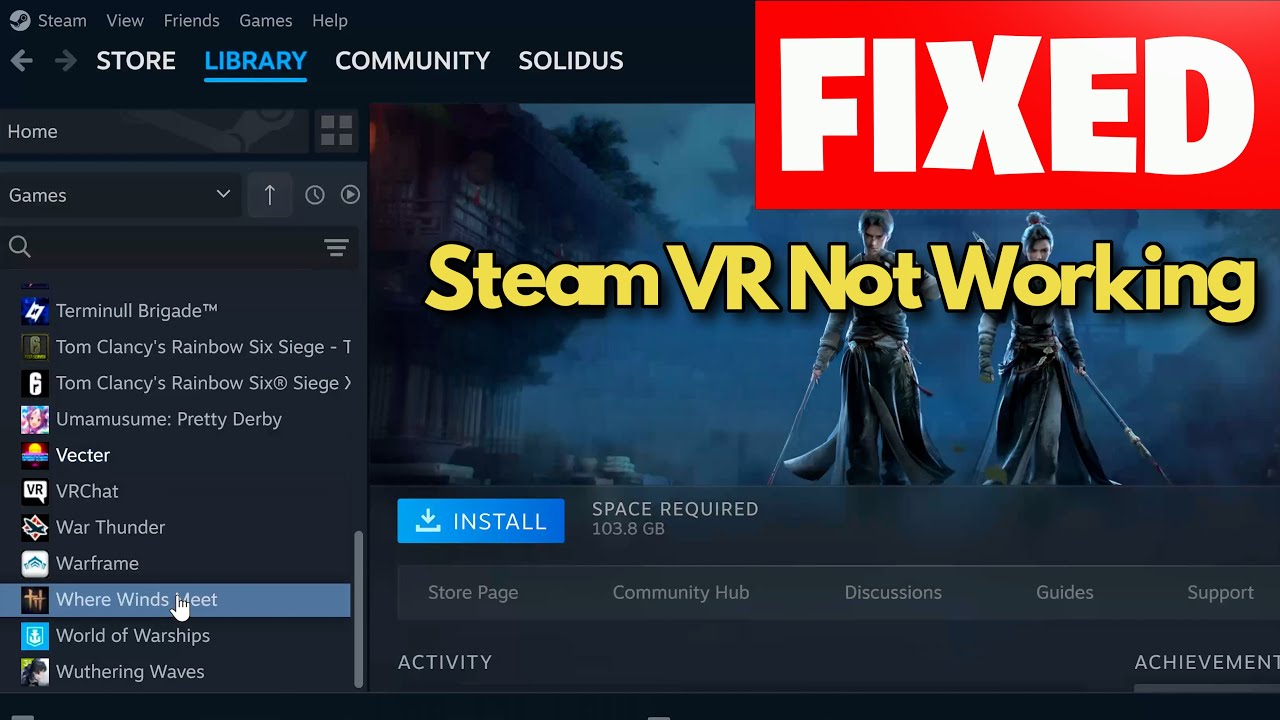 How To Fix Steam VR Not Working (2026)✅