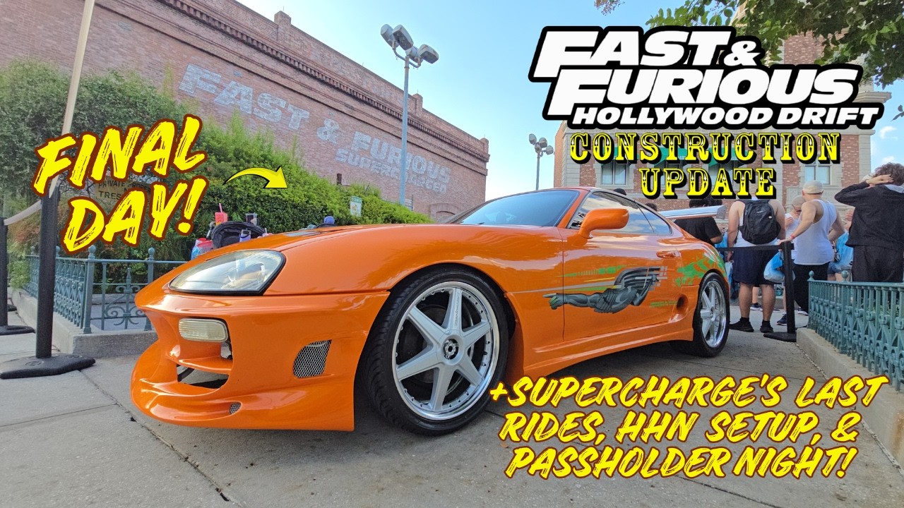 Universal Orlando Resort Fast & Furious: Hollywood Drift Roller Coaster Construction Update 8.16.26