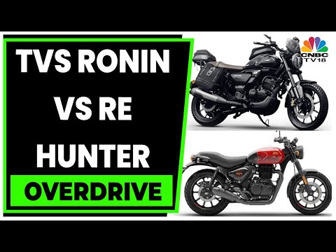 Royal Enfield Hunter 350 Vs TVS Ronin: Comparing Their Features | Overdrive | CNBC-TV18