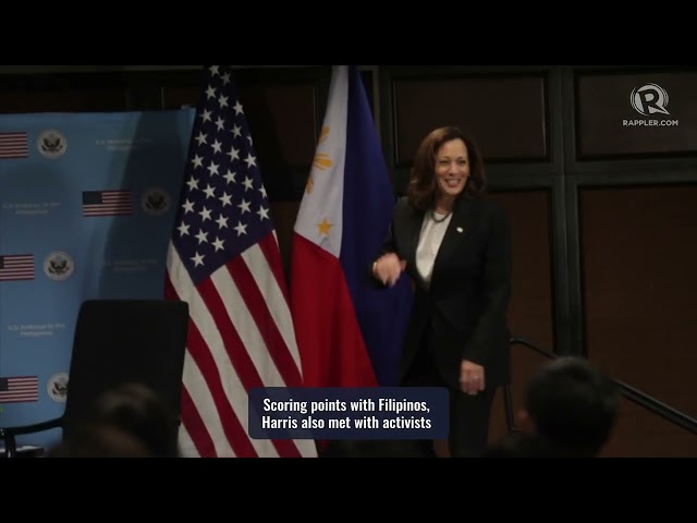 WATCH: Kamala Harris’ ‘historic’ Philippine visit