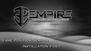 Vane Position Sensor Installation Video