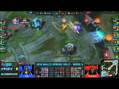 TIP VS IMT Huni Pentakill NA LCS Spring 2016
