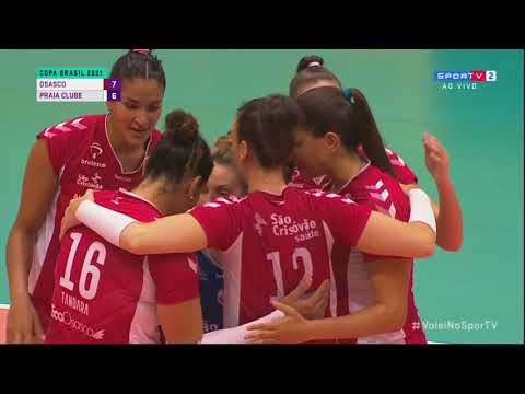 Copa Brasil de Vôlei Feminino 2021 - Osasco x Praia Clube ( Semifinal )