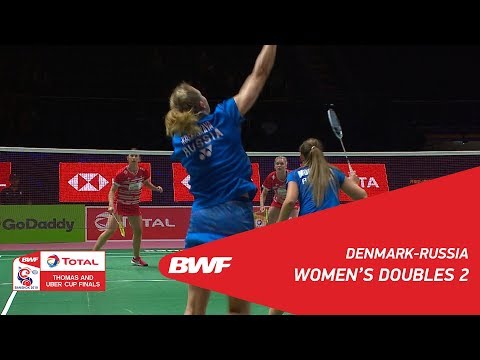Uber Cup | WD2 | FINNE-IPSEN/SOBY (DEN) vs KOSETSKAYA/MOROZOVA (RUS) | BWF 2018