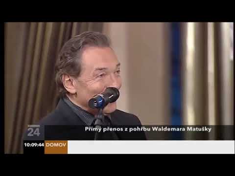 Waldemar Matuška Karel Gott pohřeb Waldemara Matušky