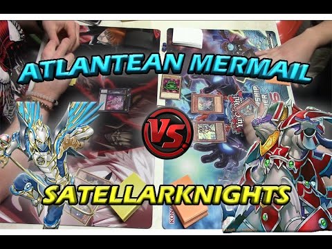 Yu-Gi-Oh Feature Match Satellarknights Vs Atlantean Mermails (December 2016)