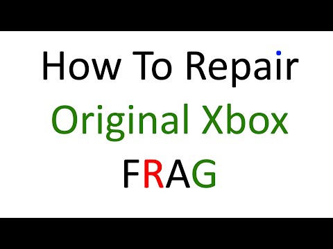 How To Repair FRAG on the OG Xbox (Flashing RED & GREEN Light)