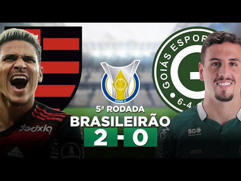 FLAMENGO 2 x 0 GOIÁS Brasileirão Série A 2023 5ª Rodada | Narração