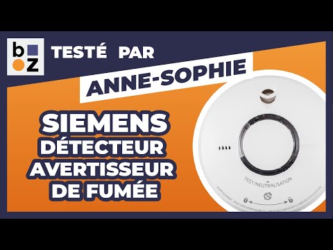 Détecteur avertisseur de fumée - autonomie 10 ans - Delta Reflex SIEMENS