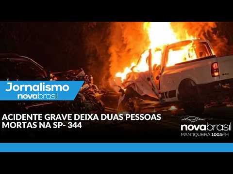 ACIDENTE GRAVE DEIXA DUAS PESSOAS MORTAS NA SP  344