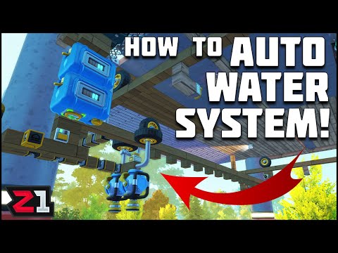 How to build Easy Automated Watering System ! Scrap Mechanic Survival | Z1 Gaming